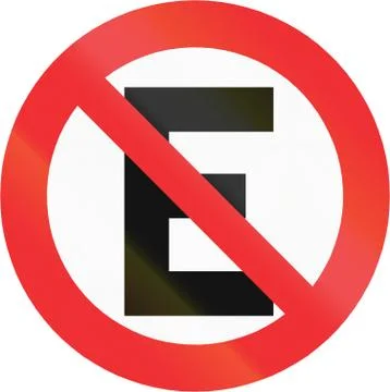 No Parking in Chile Stock Illustration