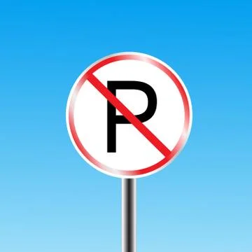 No parking Stock Illustration