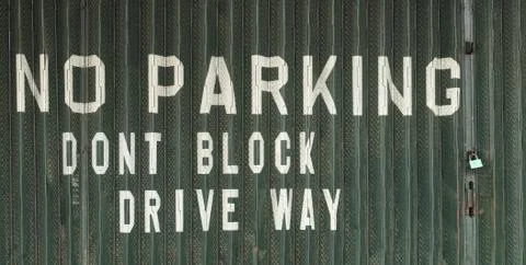 No parking 스톡 사진