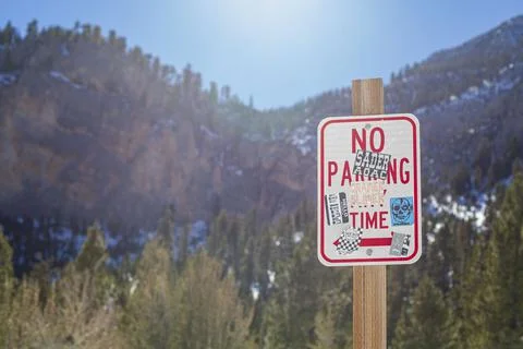 No Parking. Stock Photos