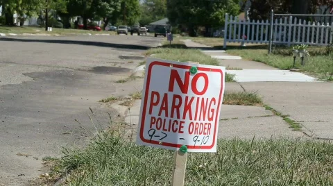 No parking ready 動画素材 836971