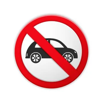 No Parking Sign Illustrazione stock