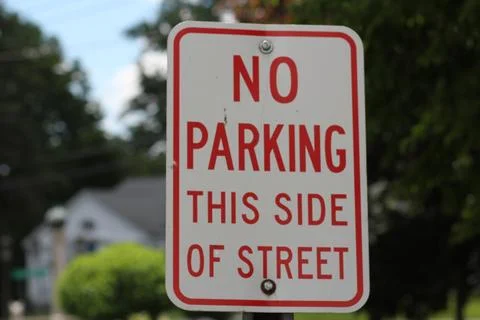 No Parking Sign Stock Photos