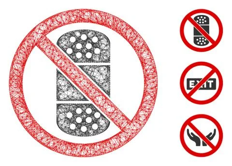 No Patch Polygonal Web Vector Mesh Illustration Ilustración de archivo