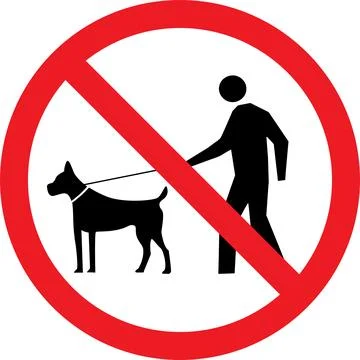 No pets allowed sign. Stock Illustration