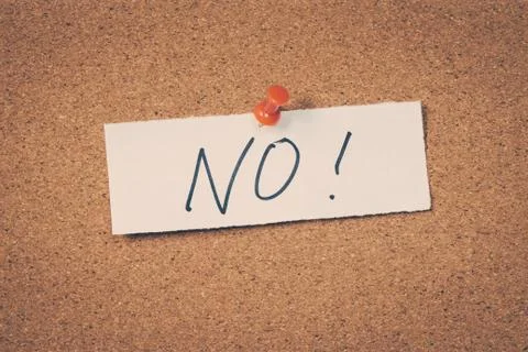 No! Stock Photos