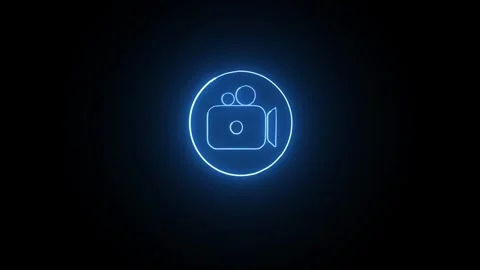 No photography allowed sign with a camera icon crossed out in red animated .. Stock Footage 305009071