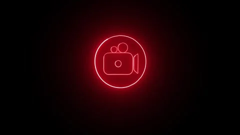 No photography allowed sign with a camera icon crossed out in red animated .. Stock Footage 305009074