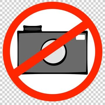 No photography Illustrazione stock