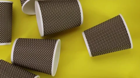 No plastic, Eco glasses Zero waste Stock Footage 143615434