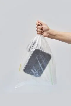 No plastic. Stop using plastic concepts Stock Photos