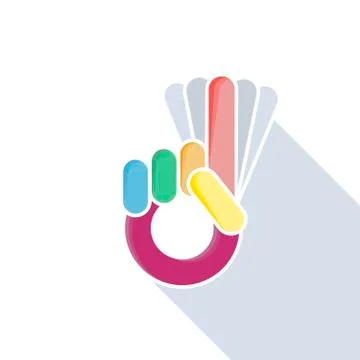 No pointer finger,  symbol Illustrazione stock
