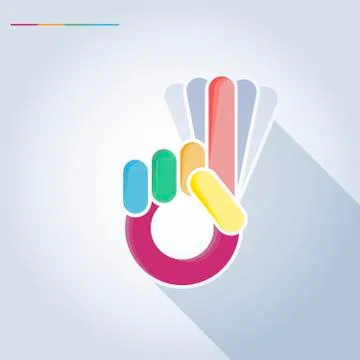 No pointer finger,  symbol Stock Illustration