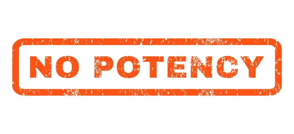 No Potency Rubber Stamp Stock Illustration