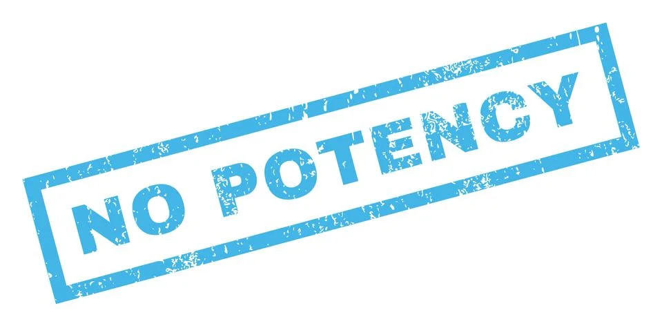 No Potency Rubber Stamp Stock Illustration