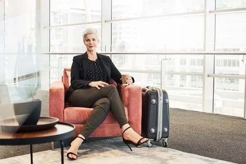 No pre flight jitters here Stock Photos