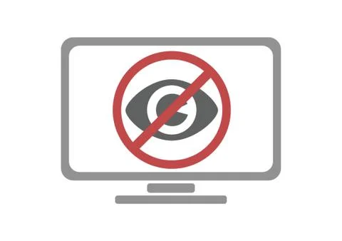 No Private Browsing イラスト素材