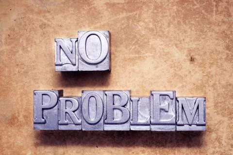 No problem met Fotos de archivo