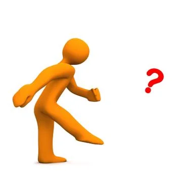 No questions Stock Illustration