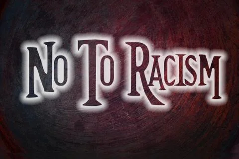 No to racism concept Stock Illustration