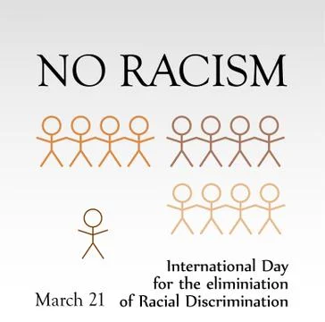 No racism  Stock Illustration