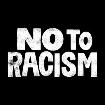 No to racism Stock Illustration