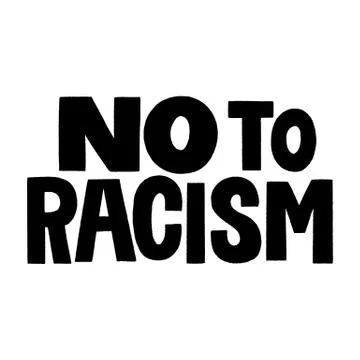 No to racism Stock Illustration
