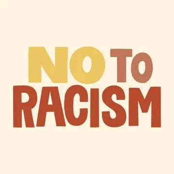 No to racism Stock Illustration