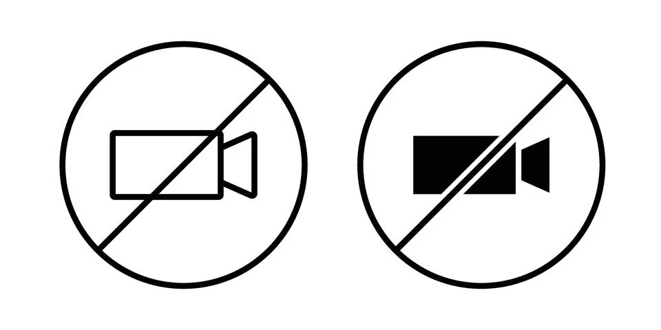 No recording icon for web projects Stock Illustration