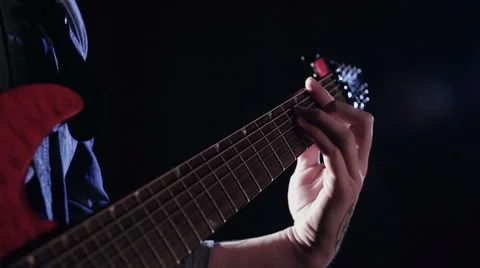 No Rest for Guitar Stock Footage 39991092