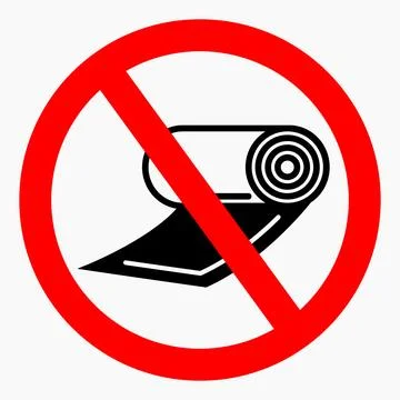 No rolls icon. Stock Illustration