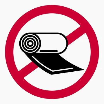 No rolls icon. Stock Illustration