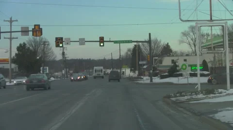 No room for turn Stock Footage 1038506