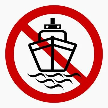 No ships. Stock Illustration