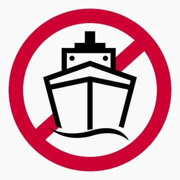 No ships. Stock Illustration