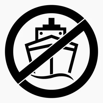 No ships. Stock Illustration