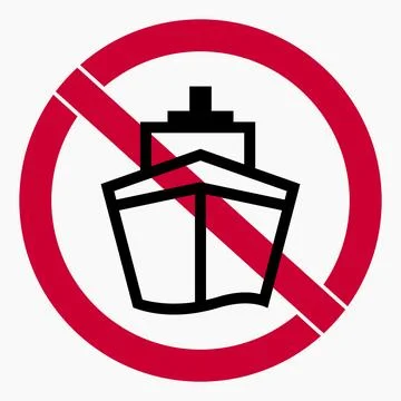 No ships. Stock Illustration