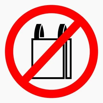 No shopping icon. Stock Illustration