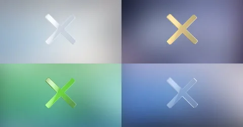 No Sign 3d Icon Stock Footage 66607790