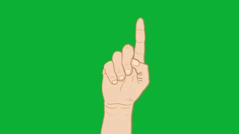 NO SIGN HAND Stock Footage 268973363