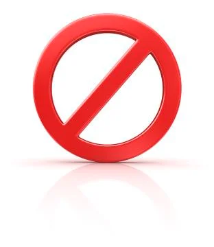 No sign Stock Illustration