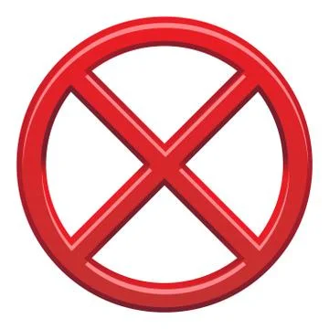 No sign Stock Illustration