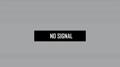 No signal animtion with glitch effect Stock Footage 263294558
