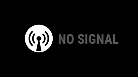 No Signal Broadcast Stock Footage 334461850