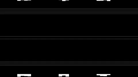 No Signal Broadcast screen with SMPTE color bars and static digital noise Stock Footage 345907006