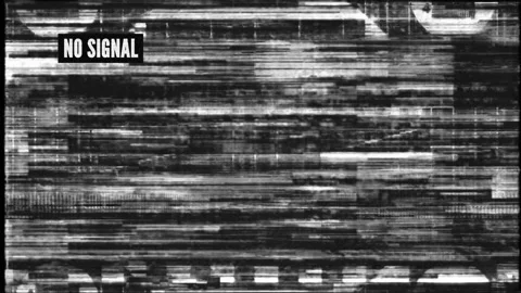 No Signal Overlay Loop Stock Footage 248494051