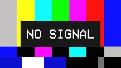 No signal pattern VCR 스톡 일러스트