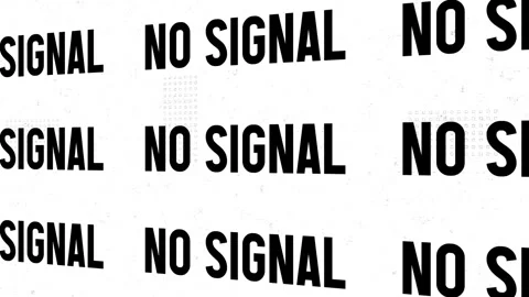 No Signal scroll over glitch background Stock Footage 293792647