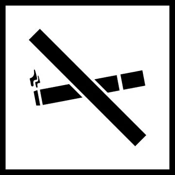 No smoke Stock Illustration