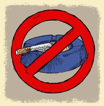 No smoking area Stock Illustration